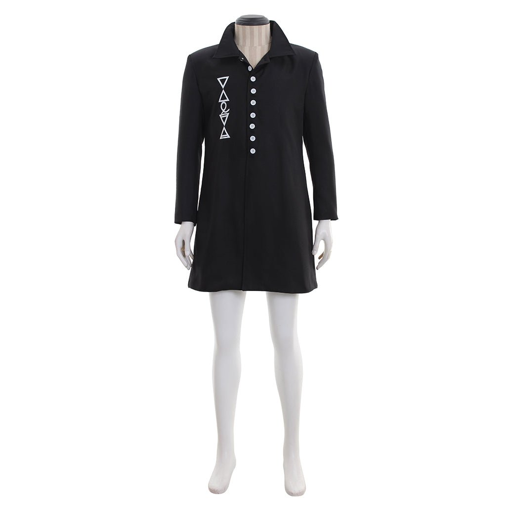 Костюм Безликого Гуля Ghost B.C. – Унисекс Длинное Черное Пальто, Вдохновленное Шведской Группой Ghost