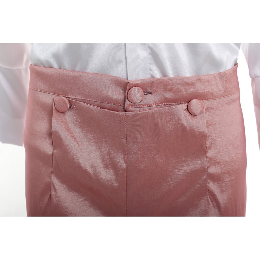 Мужской розовый винтажный костюм - Европейский принц для косплея | Средневековый стиль от Animegrad