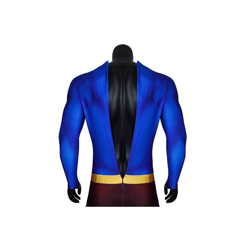 Супергерой Бесконечных Земель Кларк Синий Костюм с Плащом - Костюм Супермена на Хэллоуин