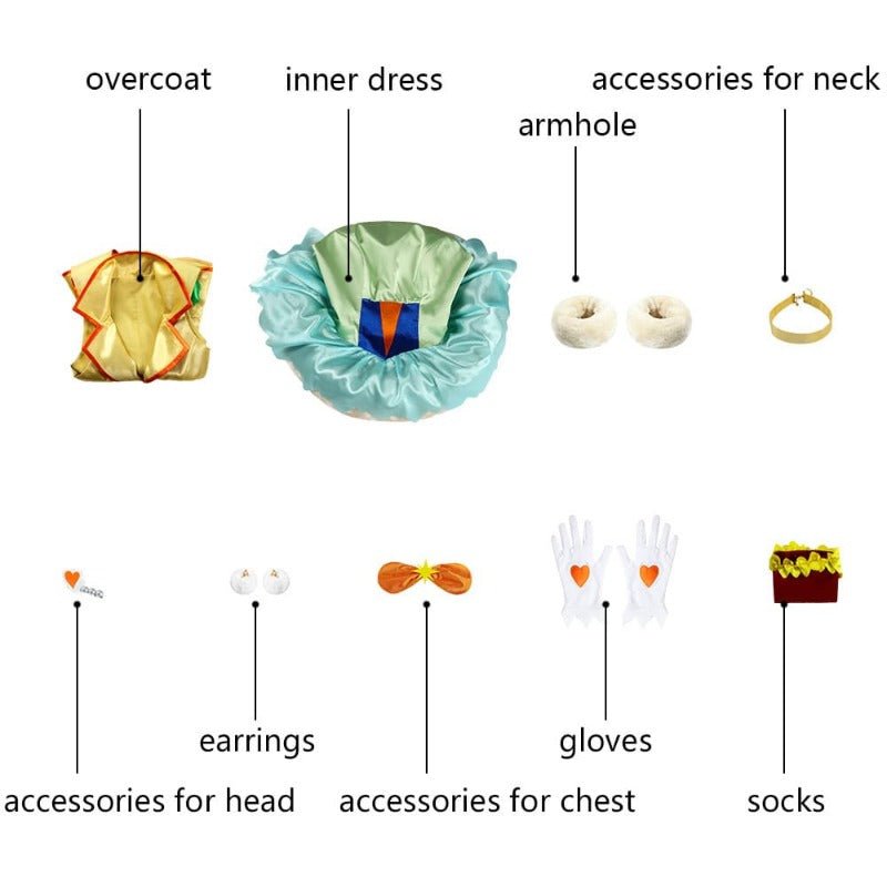 Костюм для косплея Healin'Good Pretty Cure Cure Sparkle Hinata для фанатов аниме