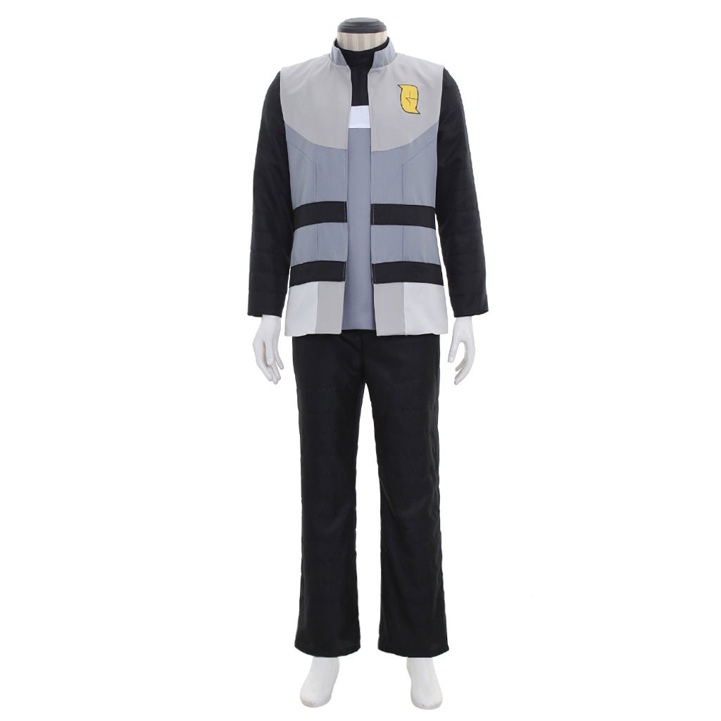 Костюм для косплея Босса Галактики Сайруса из Pokémon - Одежда лидера Команды Галактика
