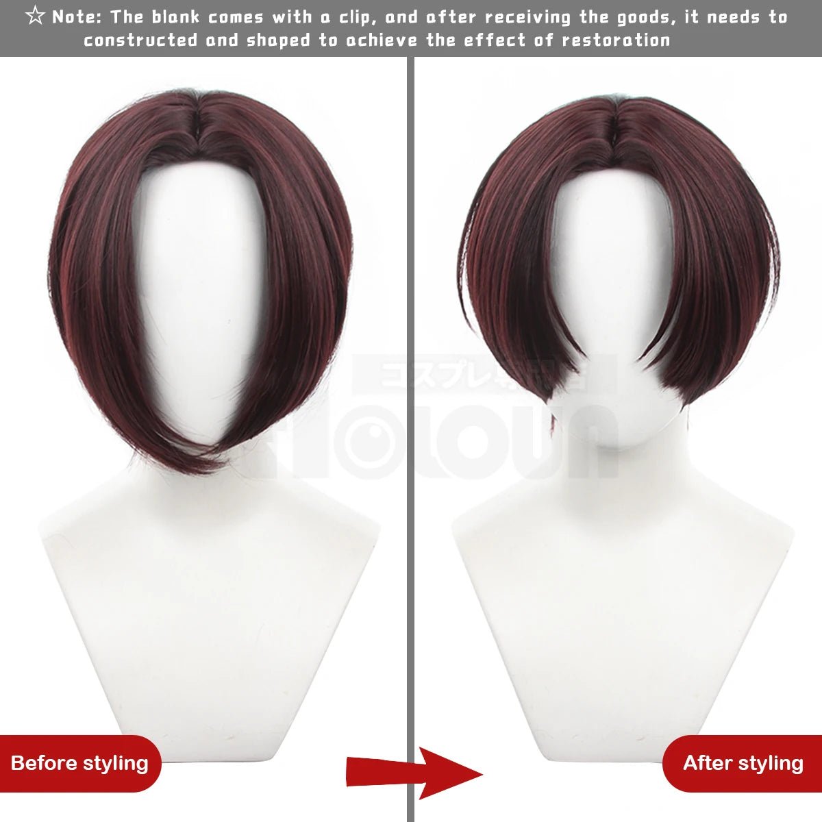 Парик для косплея Хаято Суо из аниме Wind Breaker, синтетическое волокно, регулируемый размер