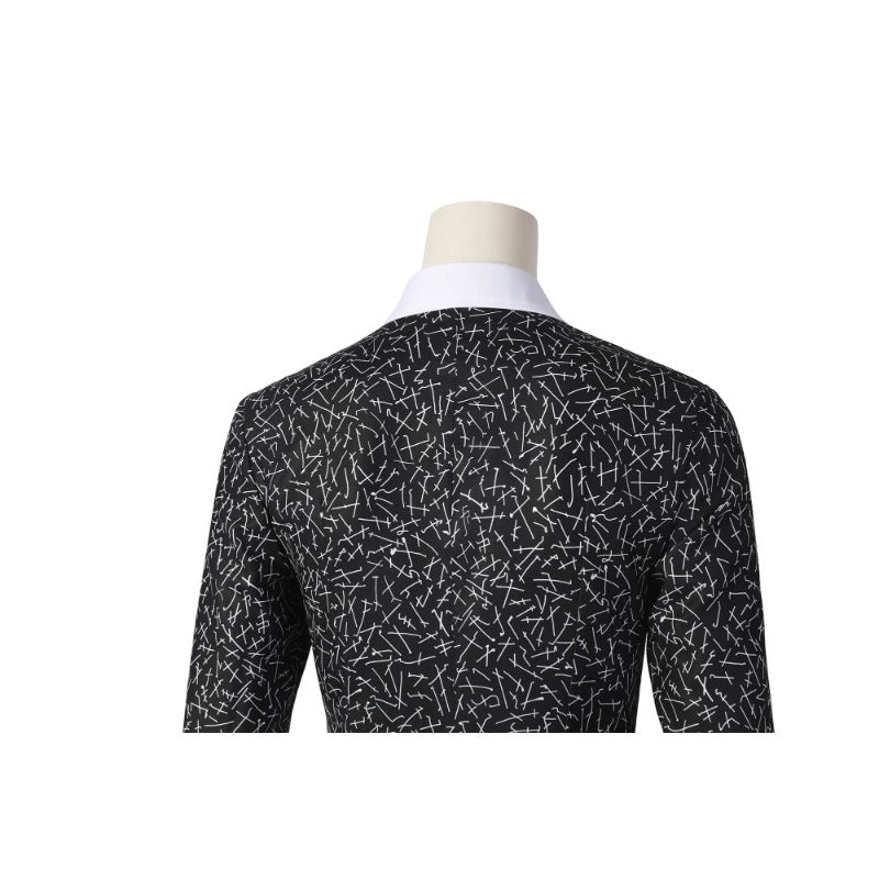 Костюм Wednesday Addams для женщин: черное готическое платье для косплея