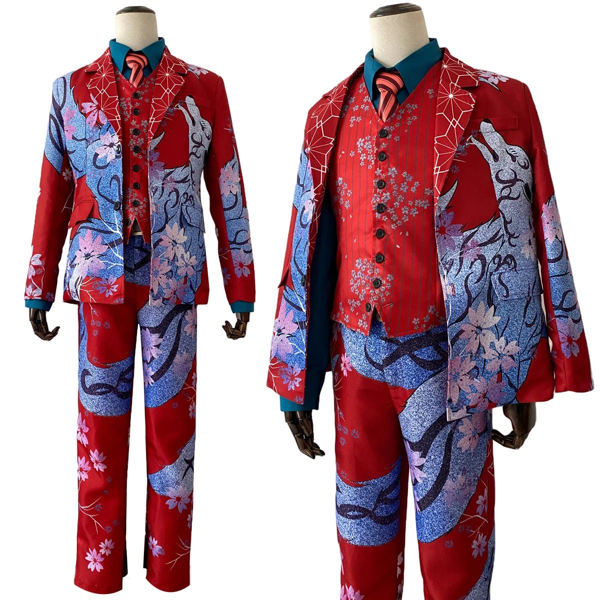 Костюм косплея Hajime Kokonoi из Токио Аниме: Красная Лиса Униформа 6шт Набор, Подарок на Хэллоуин