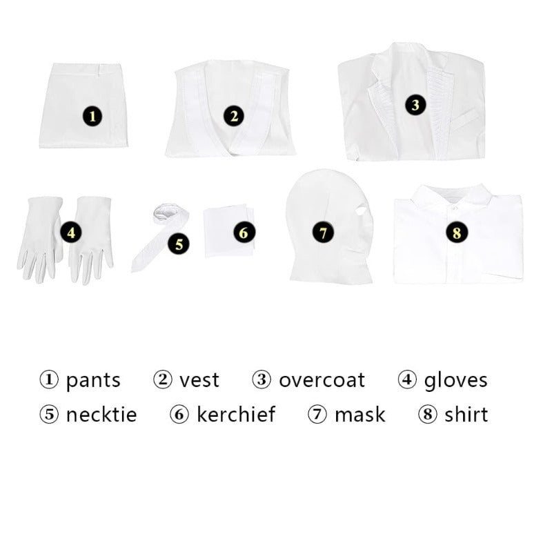 Костюм Moon Knight Марк Спектор для взрослых мужчин: костюм, рубашка, брюки, маска на Хэллоуин