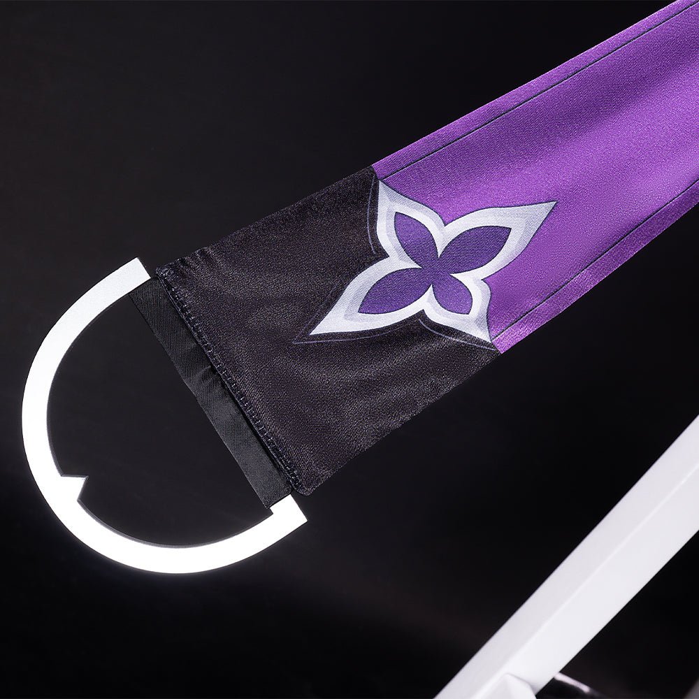 Костюм для косплея Черный Лебедь из Honkai Star Rail | Фиолетовое платье, парик и аксессуары