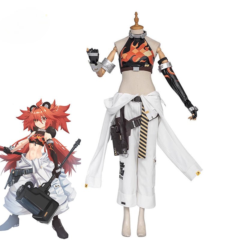 Игровой костюм Koleda Belobog из Zenless Zone Zero для косплея: повседневные карго-брюки и спортивно-боевой стиль