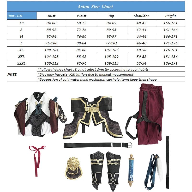 Игра Honkai Star Rail Костюм для косплея Jing Yuan Роскошный Красивый Мужской Костюм Всадника для Хэллоуина Карнавала Вечеринки