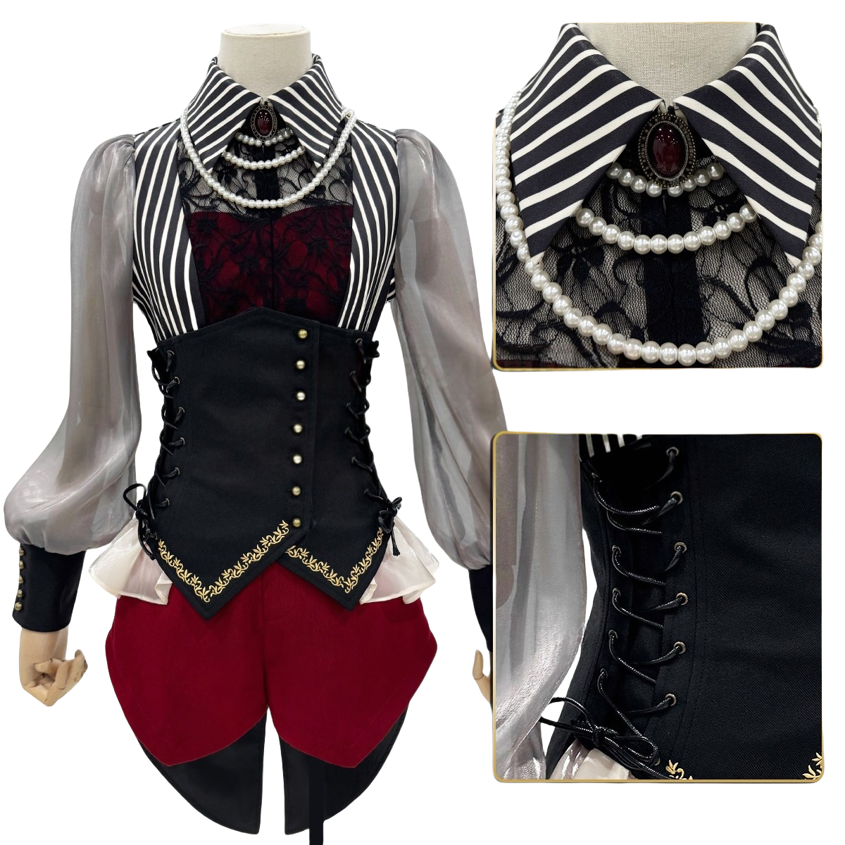 Костюм для косплея Wakutenshi Wakamatsu из BanG Dream! Ave Mujica - Премиум качество