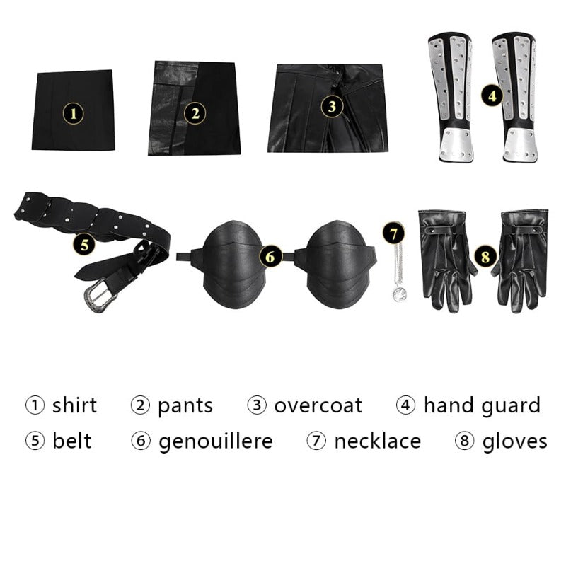 Костюм Геральта из Ведьмак 3: Дикая Охота для мужчин на Хэллоуин