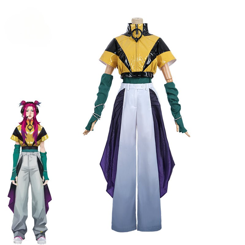 Костюм для косплея Alune из игры LOL HEARTSTEEL, женский ролевой костюм, фэнтези наряд, повседневный панк-костюм, полный набор на Хэллоуин