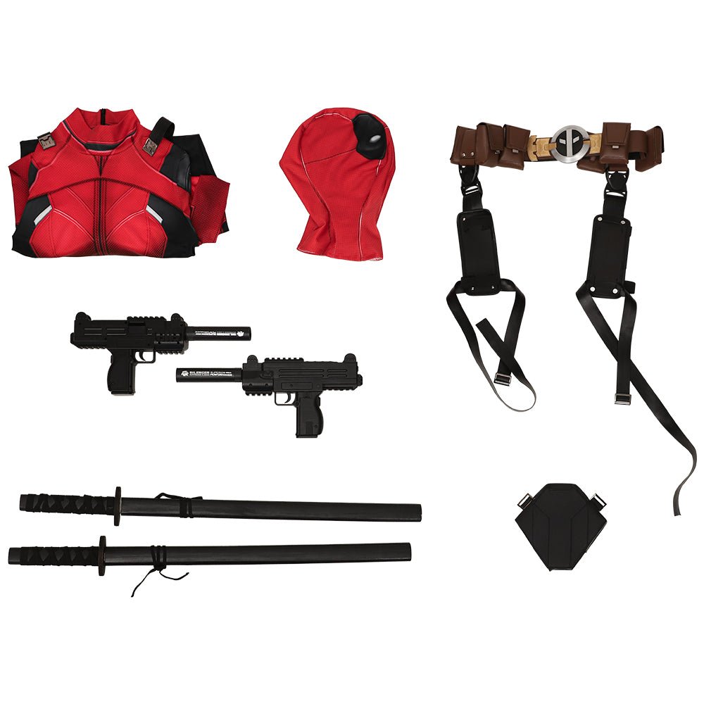 Deadpool 3 Женская Косплей Толстовка – Вдохновленная Deadpool и Wolverine