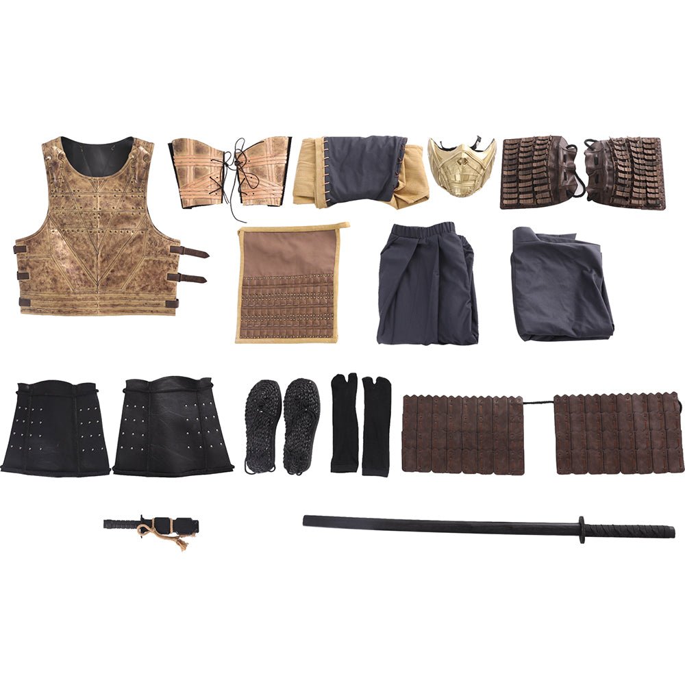 Костюм для косплея Скорпион Ханзо Хасаши из фильма 'Смертельный Комбат' 2021 для мужчин