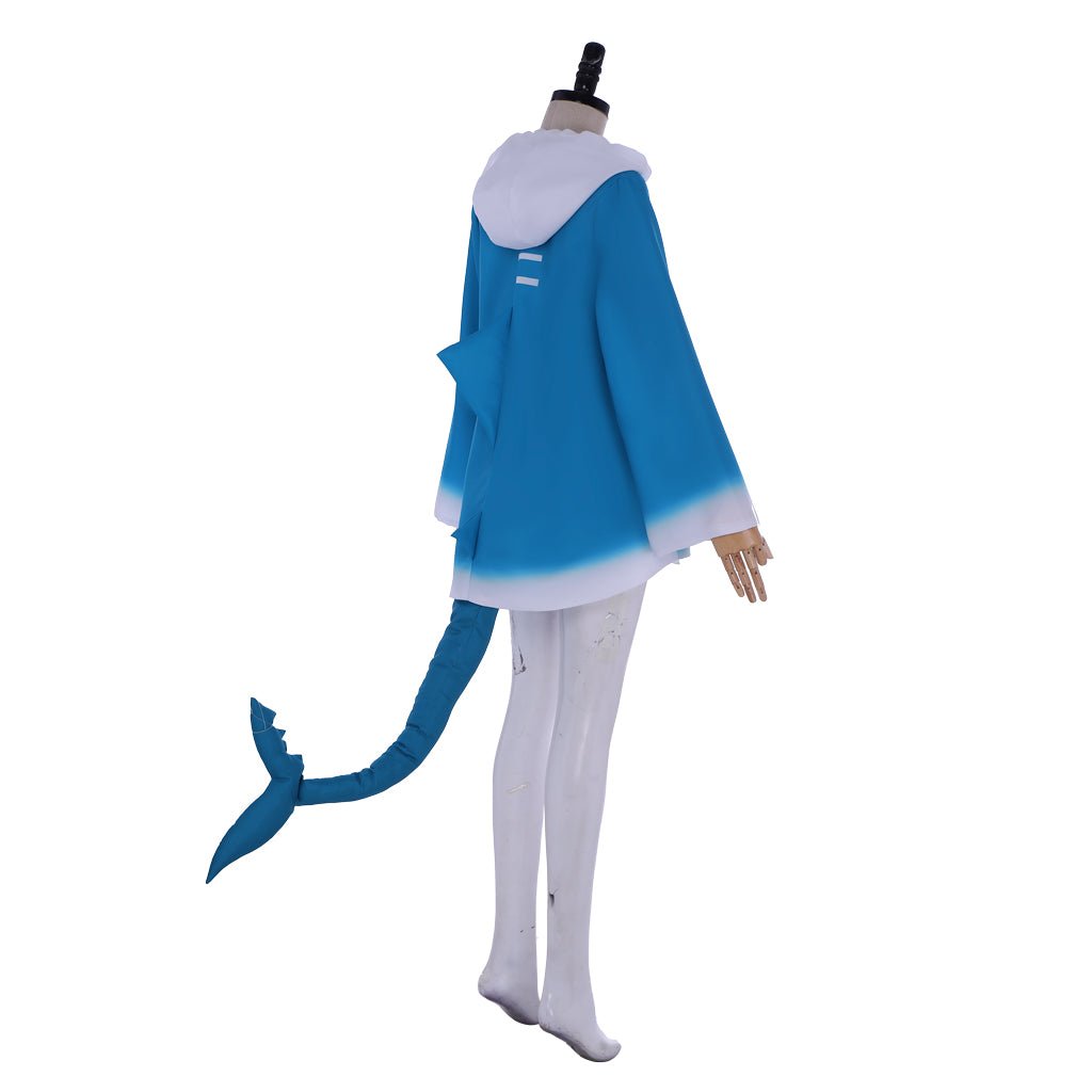 Костюм для косплея Hololive VTuber Gawr Gura Shark Hoodie