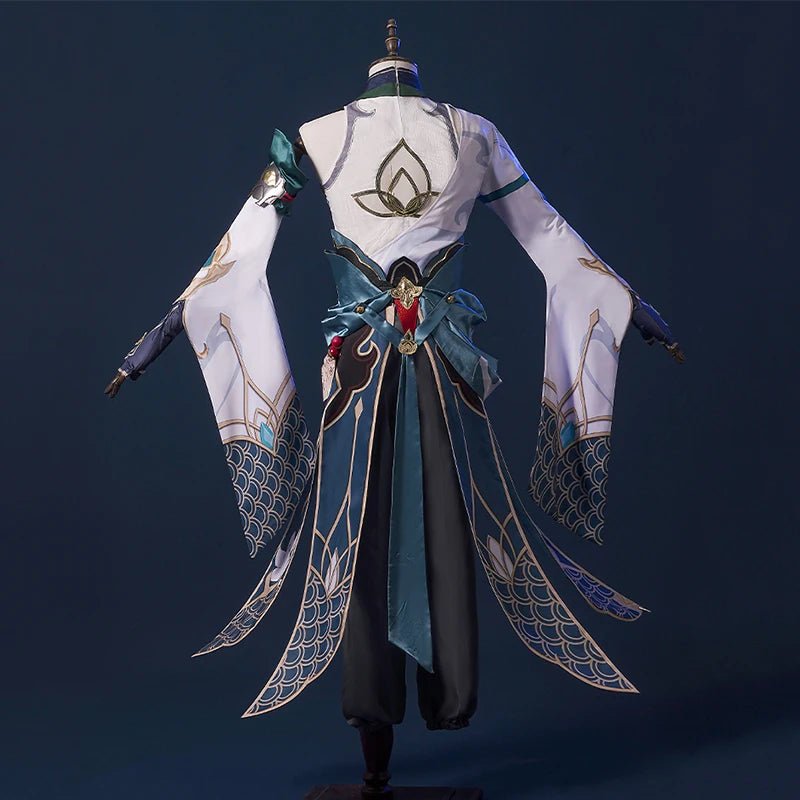 Костюм для косплея Холодный Дракон Молодой Дань Хэн из Honkai Star Rail с рогом дракона