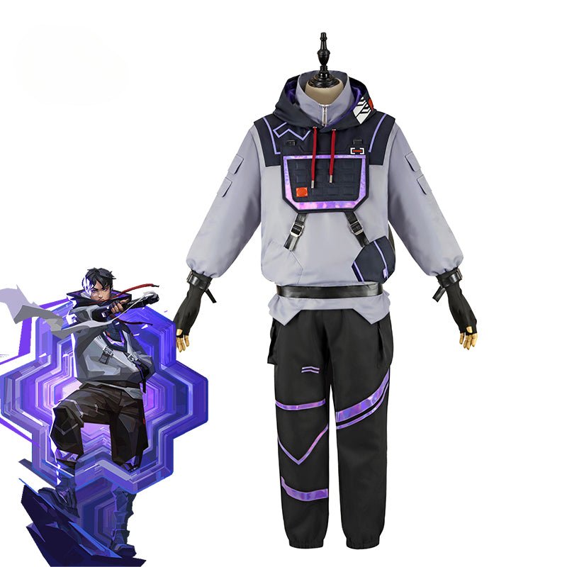 Предзаказ Костюм ISO из игры Valorant Костюм для косплея Мужской боевой костюм для Хэллоуина