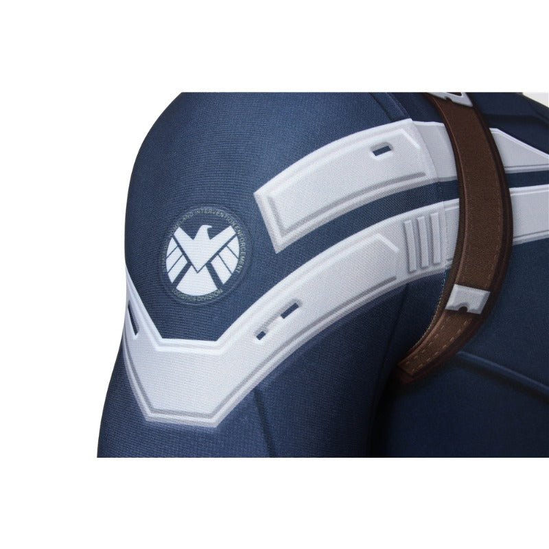 Костюм Капитана Америки Зимний Солдат с цифровой печатью для фанатов и косплей-мероприятий