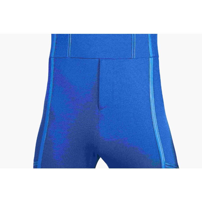 Косплей костюм супергероя Кларк Кент - Синий зентай комбинезон с красной накидкой