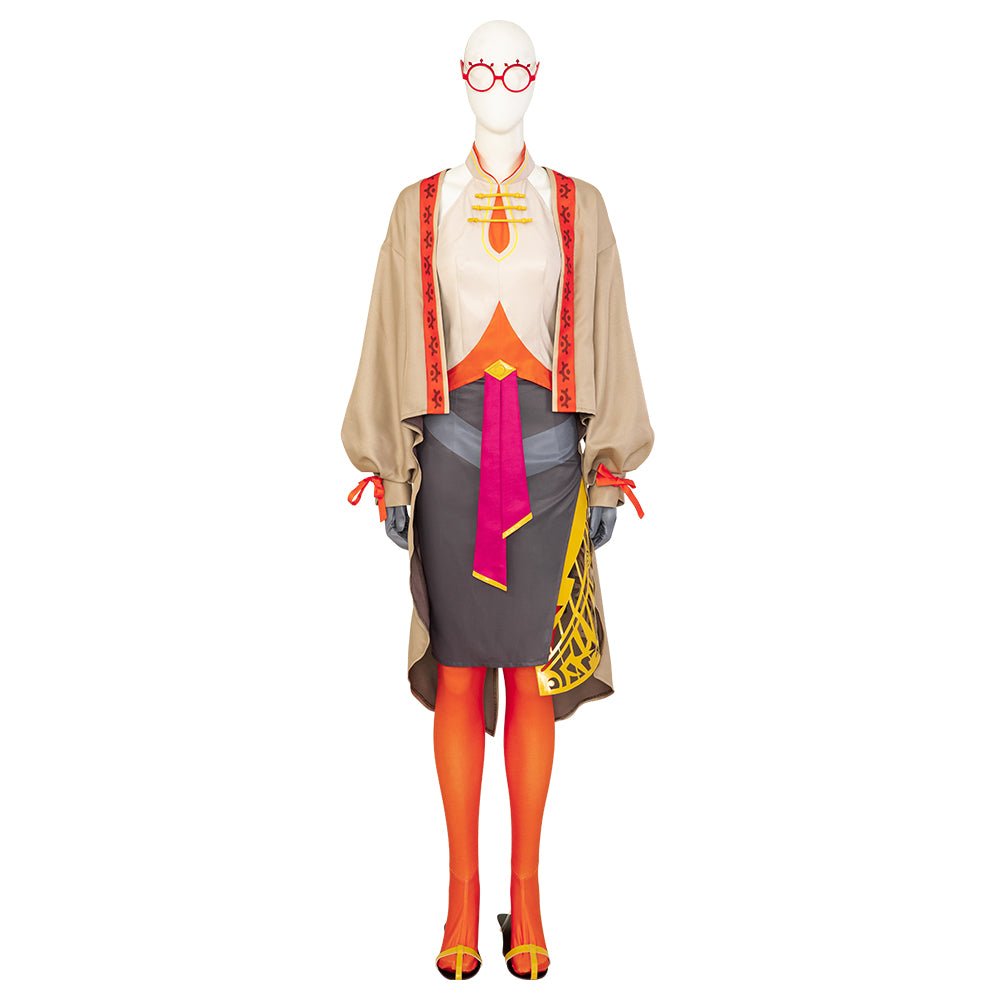 Костюм Purah Game косплей - Наряд принцессы с плащом, верхом, юбкой и аксессуарами