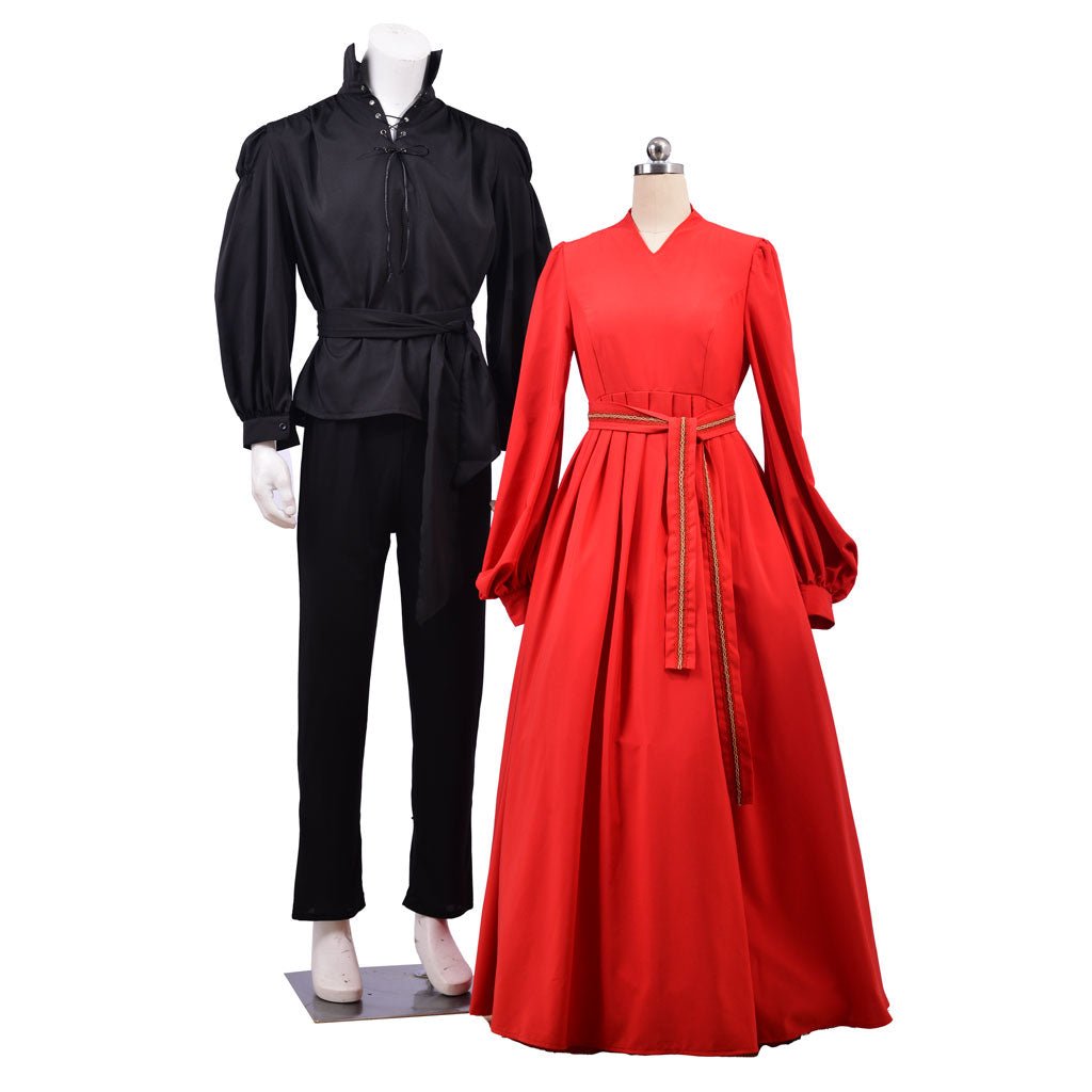 Костюм для косплея Вестли из 'Принцесса-невеста' - Черный костюм воина для Хэллоуина