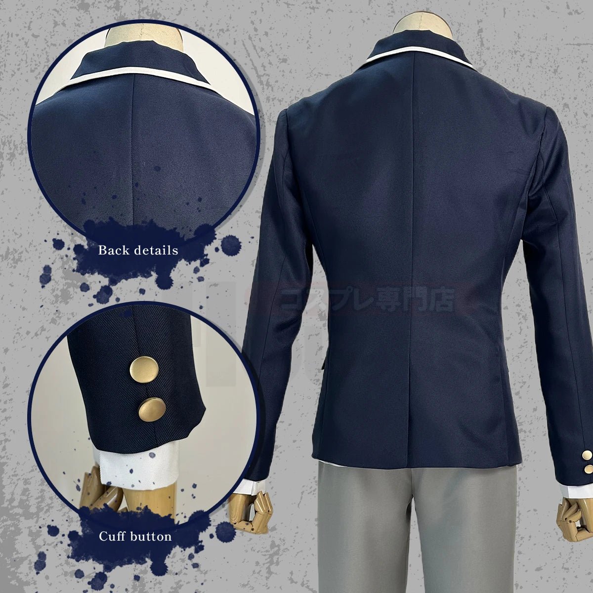 Косплей костюм Синий Замок аниме парик Исаги ИЧИНАН школьная форма DK вышивка логотип костюм розовая сетка синтетические волокна