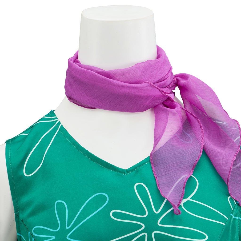 Костюм Disgust для косплея | Зеленый наряд для женщин | Костюм для вечеринки на Хэллоуин