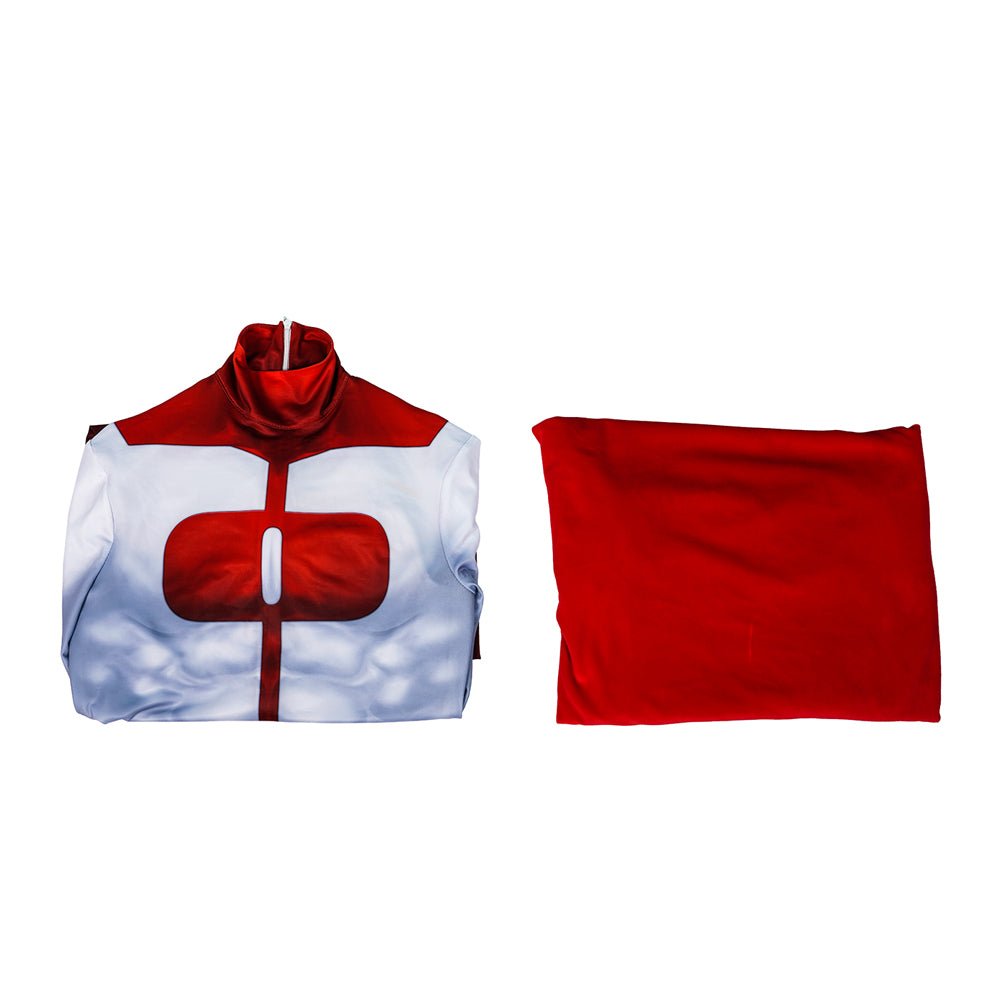 Костюм Омни-Мэна Нолана Грейсона для косплея: комбинезон и плащ супергероя