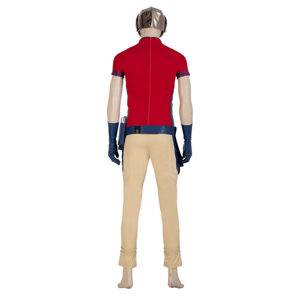 Костюм Smile Hero Movie Peace Maker для мужчин - маска, перчатки, пояс и игровые аксессуары