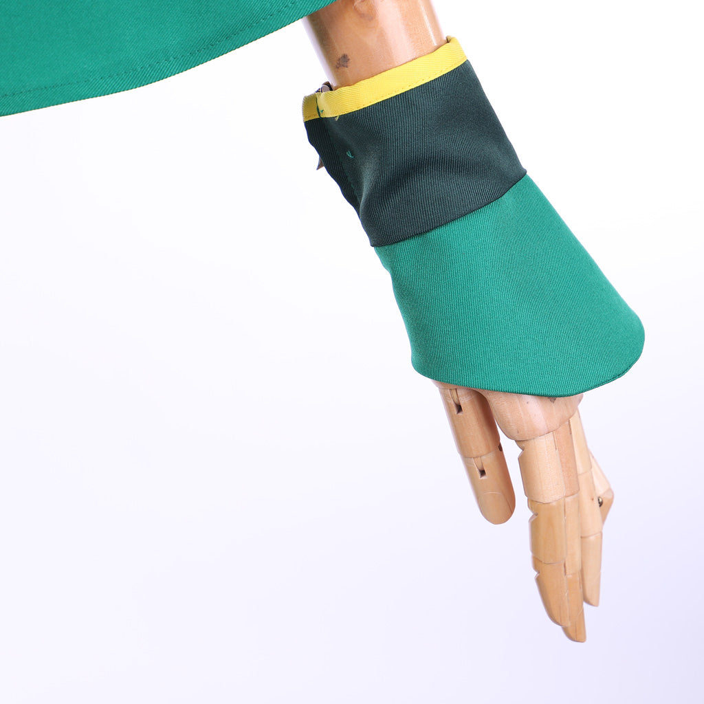 Костюм для косплея Топ Бейфонг из Аватара: Последний маг воздуха - Зеленый мужской костюм с шляпой