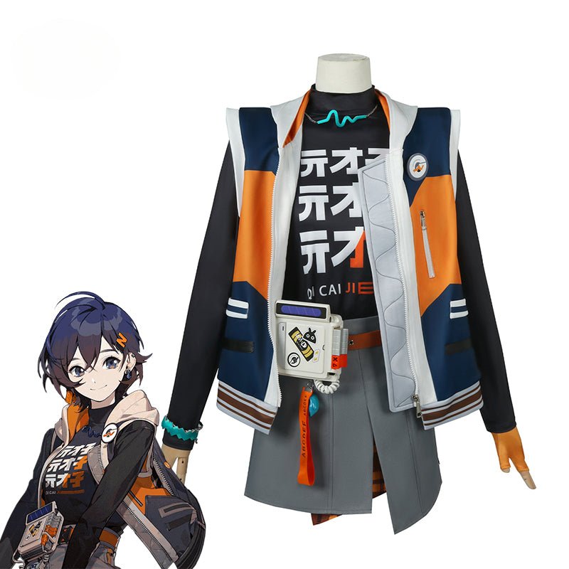 Костюм для косплея Belle из игры Zenless Zone Zero, женский костюм протагониста Belle, униформа агентов Phaethon, полный набор на Хэллоуин