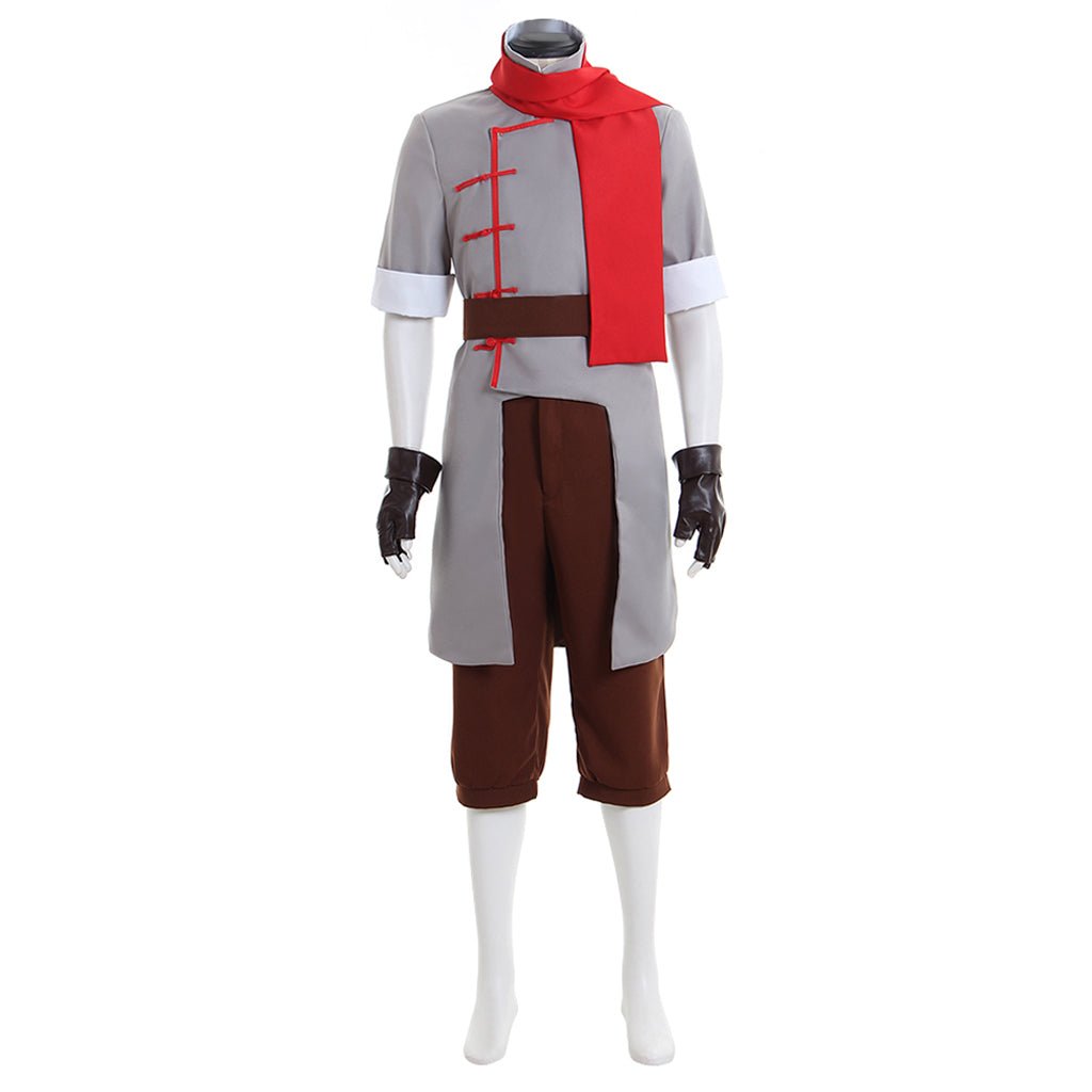 Костюм Огнебендера Мако из Аватара: Легенда о Корре | Аутентичный наряд Огнебендера