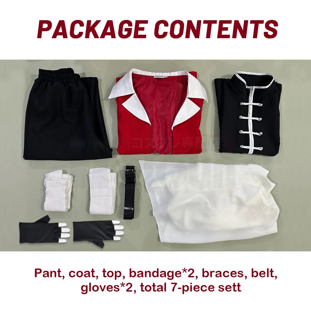 Костюм Старка для косплея из аниме Frieren: Beyond Journey’s End (парик, жилет, брюки, пиджак)