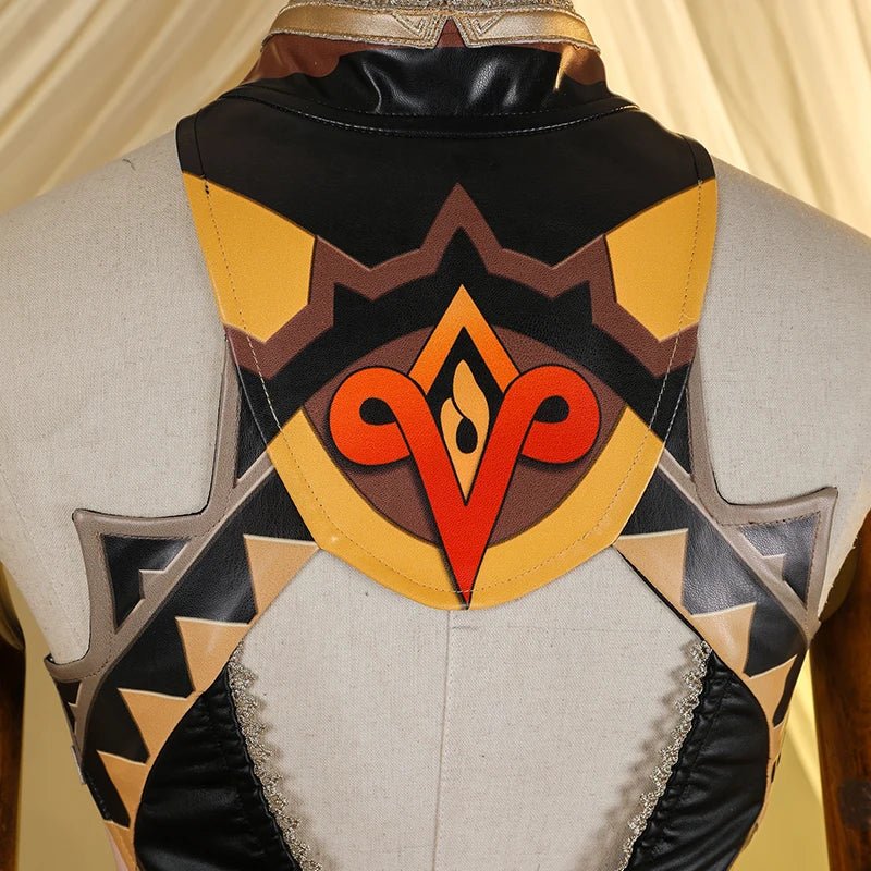 Костюм для косплея Пиро Архон Мавуика из игры Genshin Impact