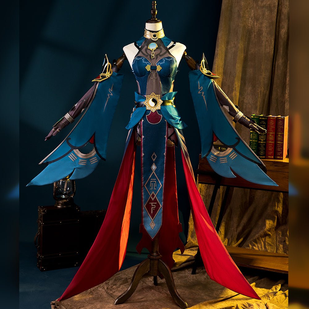 Костюм для косплея Xueyi из Honkai Star Rail с париком и аксессуарами