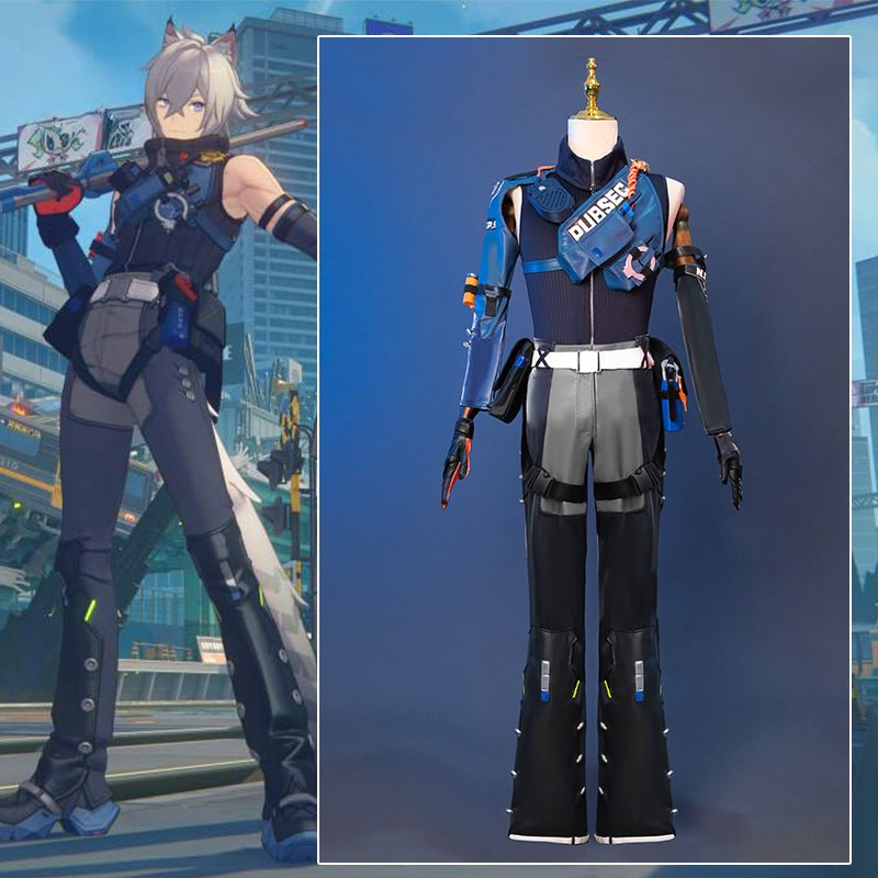 Костюм для косплея Seth Lowell из игры Zenless Zone Zero - новичок офицер, мужской костюм для Хэллоуина