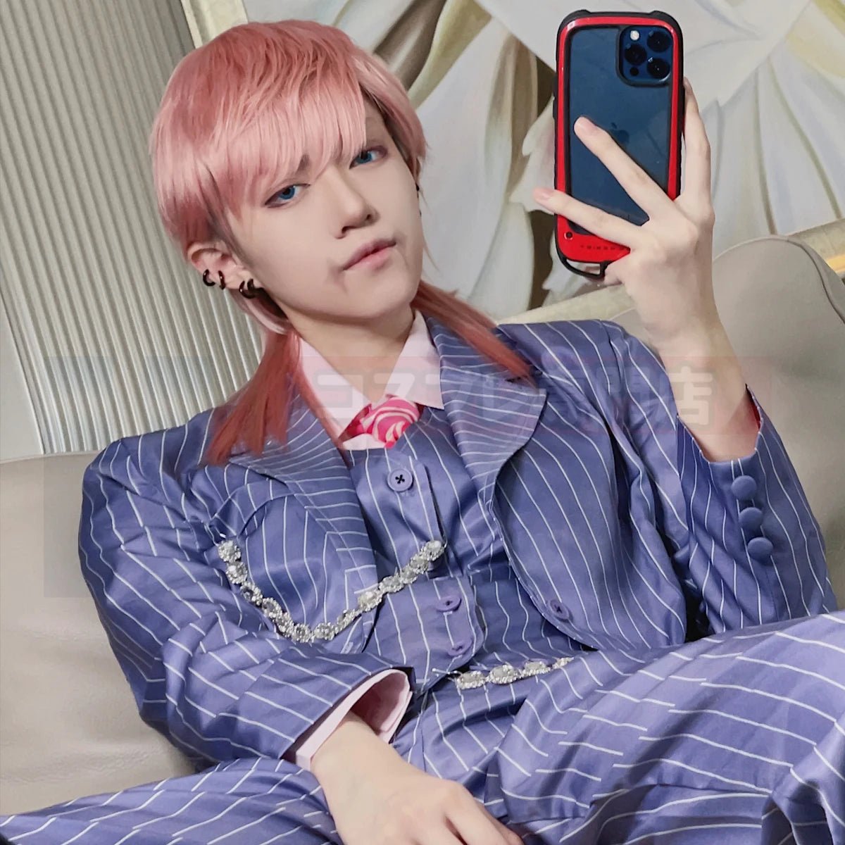 Токийский аниме костюм для косплея Bonten Haruchiyo Sanzu 6 частей: жилет, костюм, пальто, повседневная носка, Хэллоуин, Рождество