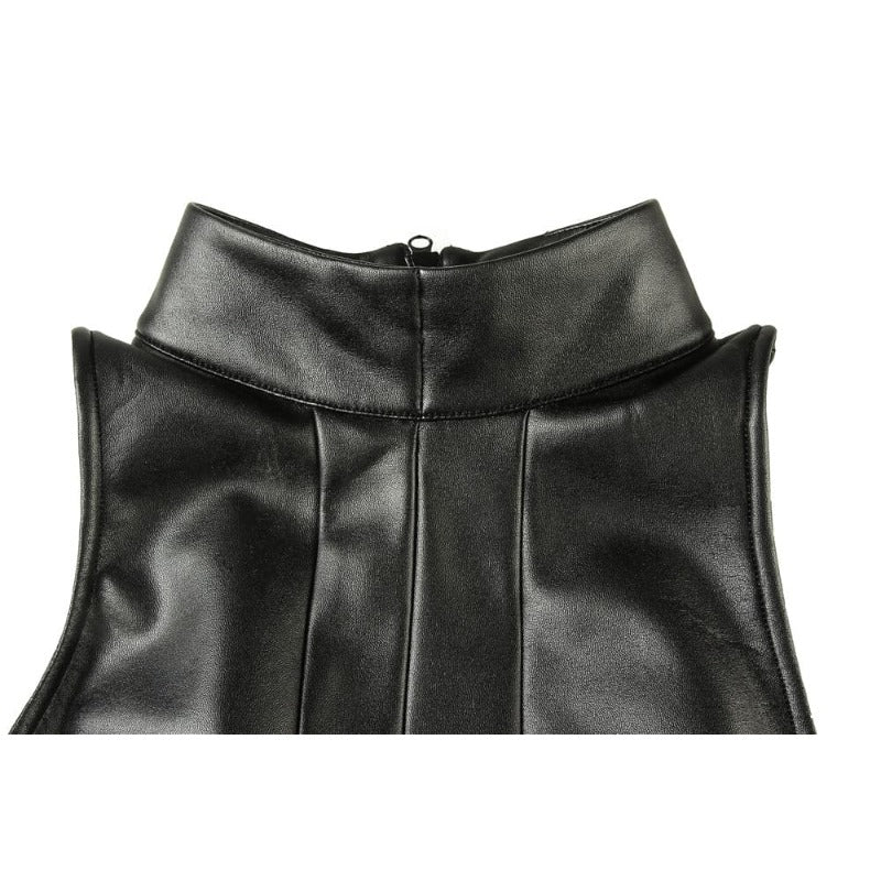 Костюм Алиты из фильма 'Алита: Боевой Ангел' для косплея - Кожаный жилет и брюки на Хэллоуин