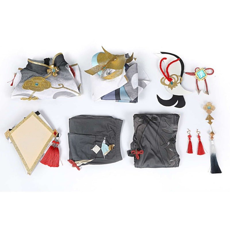 Костюм для косплея Shen He из Genshin Impact для взрослых - Подарок на Хэллоуин