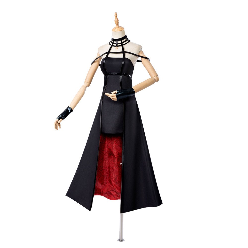 Костюм для косплея Йор Форгер из Spy X Family - Черно-красное платье для ролевых игр и вечеринок