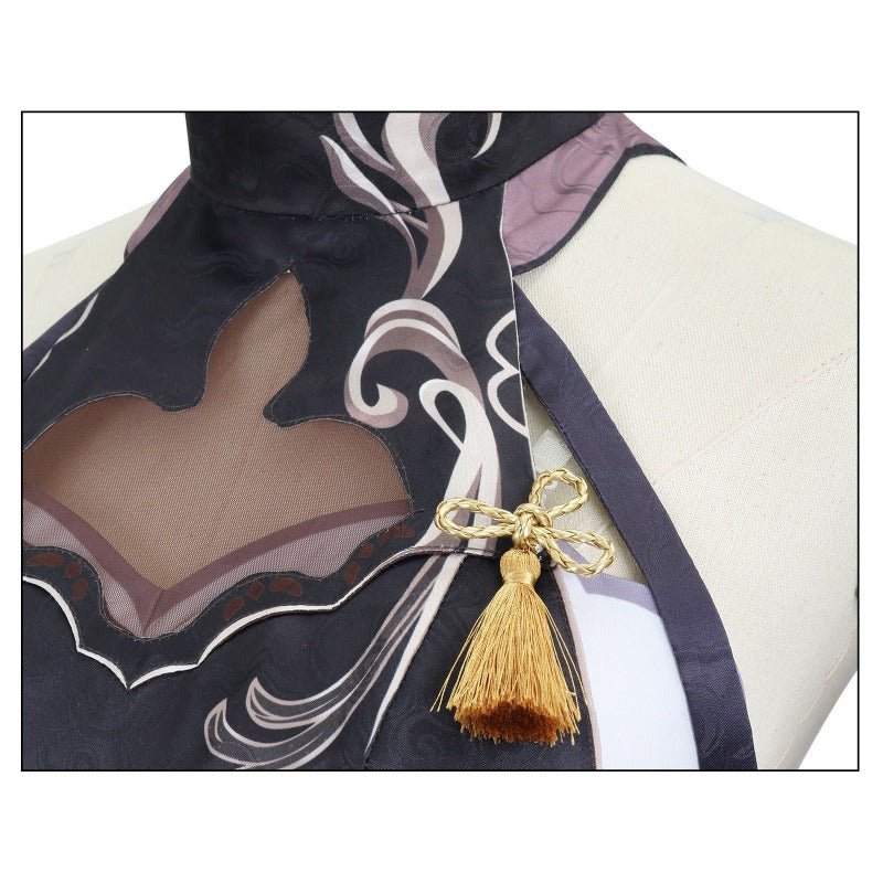 Костюм для косплея Shenhe из Genshin Impact – Холодный цветок, Скрытая роса, элегантный новогодний наряд