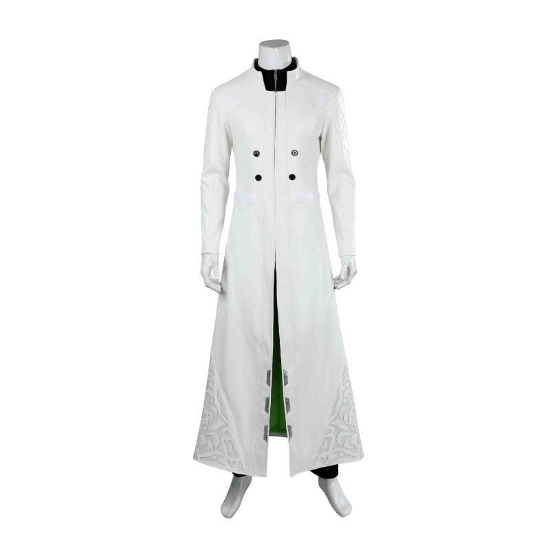 Костюм для косплея Sephiroth из FF7 Ever Crisis - Высококачественный белый плащ для Хэллоуина и вечеринок