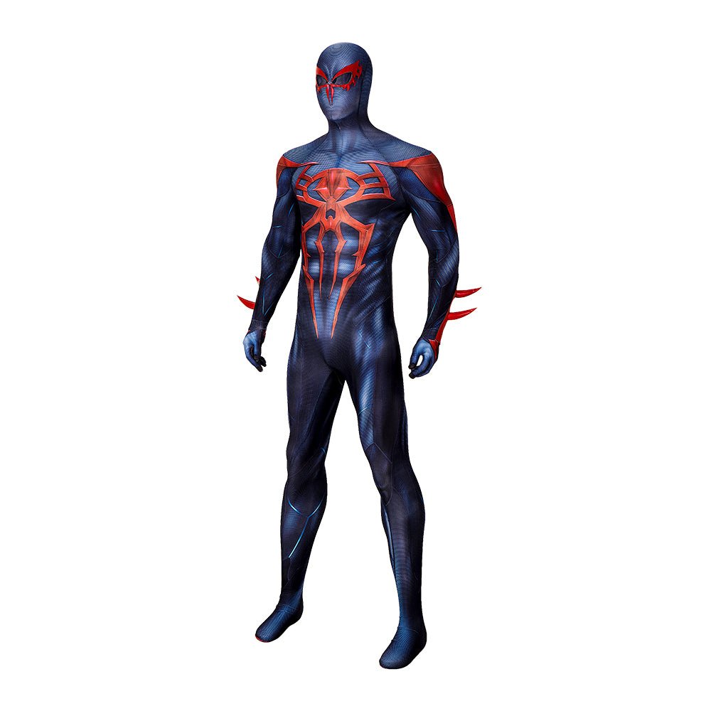 PS4 Spider-Man 2099 Черный Костюм Майлз Моралес Косплей Костюм