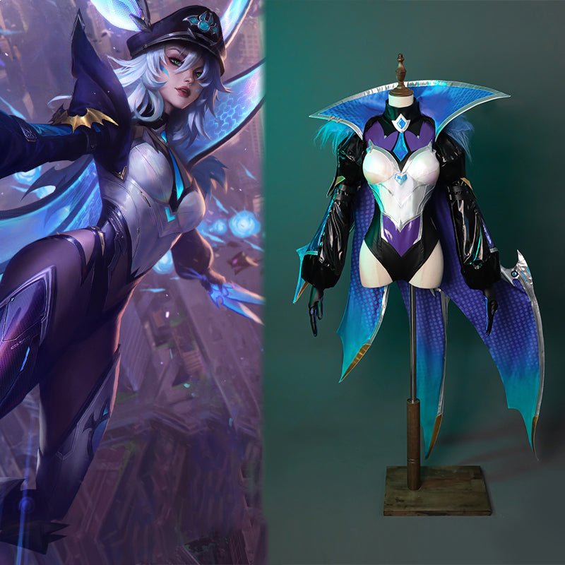 Костюм для косплея Xayah из игры LOL: Битва летучей мыши, униформа Xayah для Хэллоуина, женский комбинезон с плащом, новая кожа