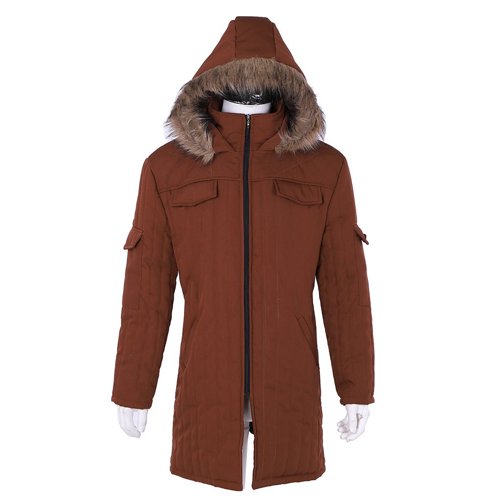 Костюм Хана Соло - зимняя куртка для мужчин - Идеально для Хэллоуина, карнавалов и косплей-мероприятий | Animegrad