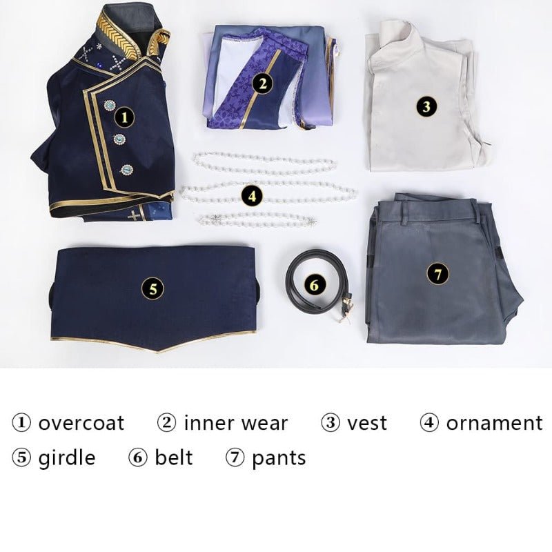 Костюм для косплея Oukawa Kohaku из Ensemble Stars C02047 – Высококачественный наряд для любителей косплея