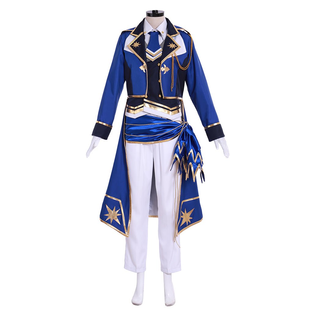 Костюм косплея Святого Рыцаря Золотого Льва Лео Цукинага Bloomed из Ensemble Stars