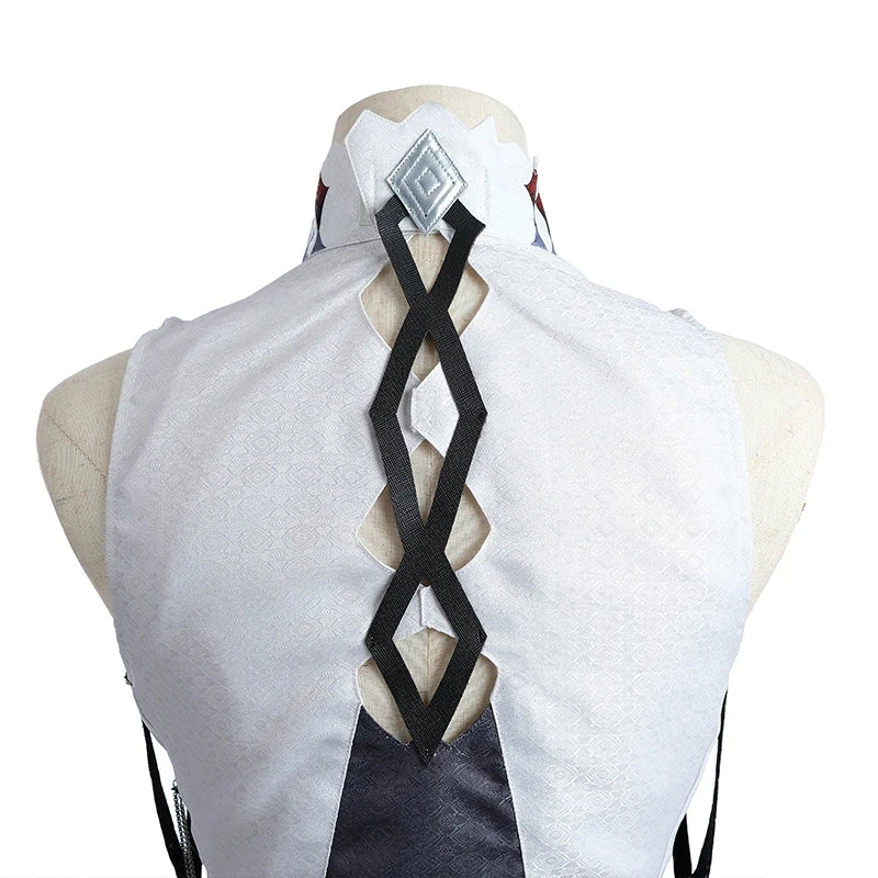 Костюм Арлекино косплей Genshin Impact Фатуи Служащая Снежная Арлекино Кинжал Хэллоуин Костюмы Мужская Форма