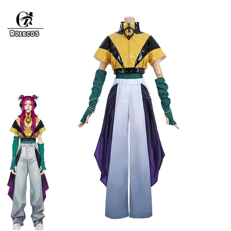 Костюм для косплея Alune из игры LOL HEARTSTEEL, женский ролевой костюм, фэнтези наряд, повседневный панк-костюм, полный набор на Хэллоуин