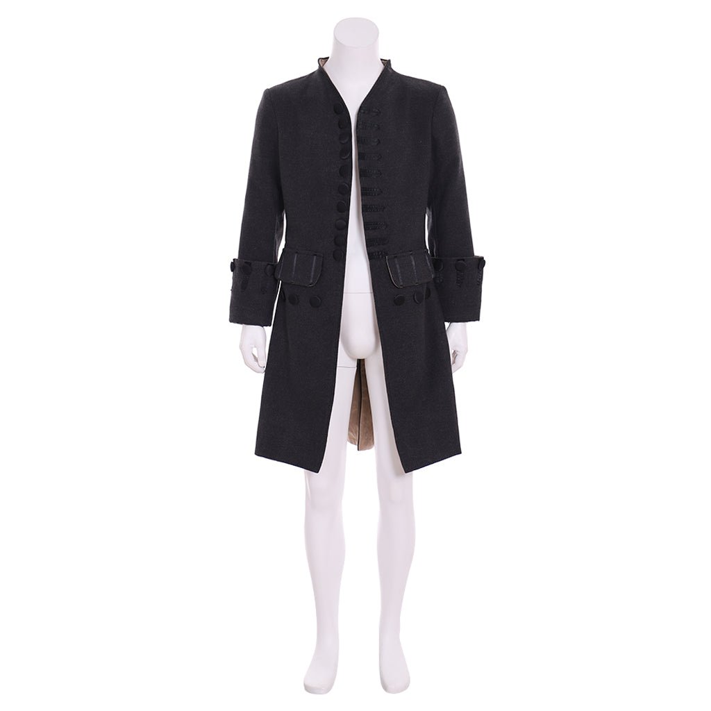 Мужской колониальный мундир для косплея - черный рококо средневековый костюм 18 века | Animegrad