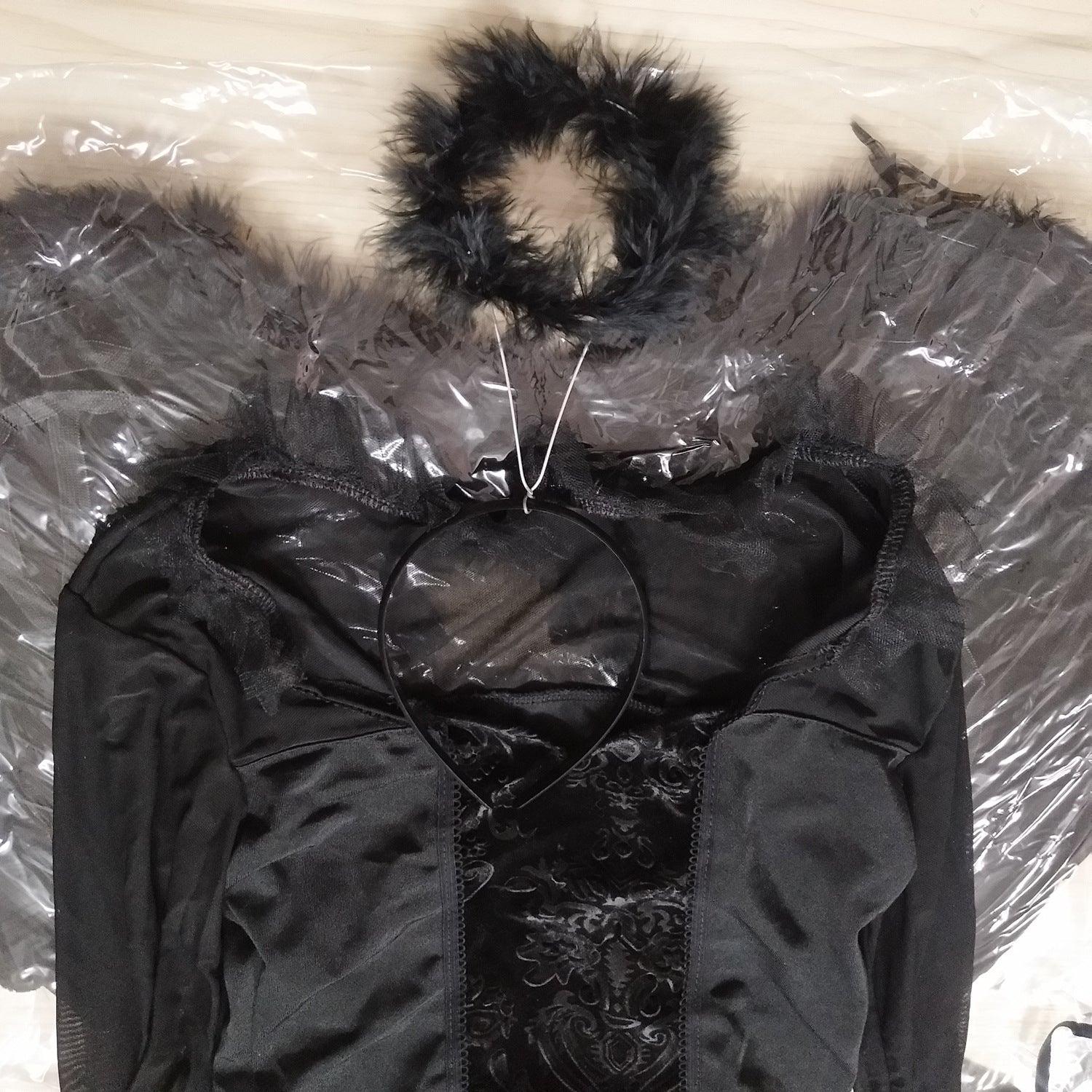 Костюм Зомби Темного Ангела для Женщин | Готический Злой Ангел Косплей